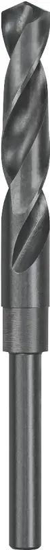 DEWALT DW1629 Drill Bit, 1 Dia, 6 OAL, Parabolic Flute, 2-Flute, 1/2 Dia Shank, Reduced Shank