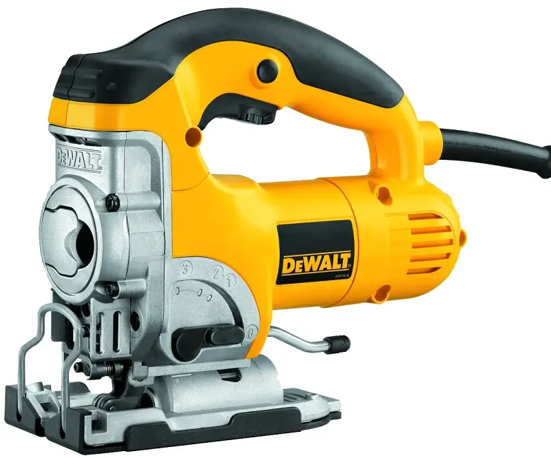 DEWALT DW331K Jig Saw Kit, 6.5 , 1 L Stroke, 500 to 3000 spm, Contains: DW331 Jig Saw, Kit Box