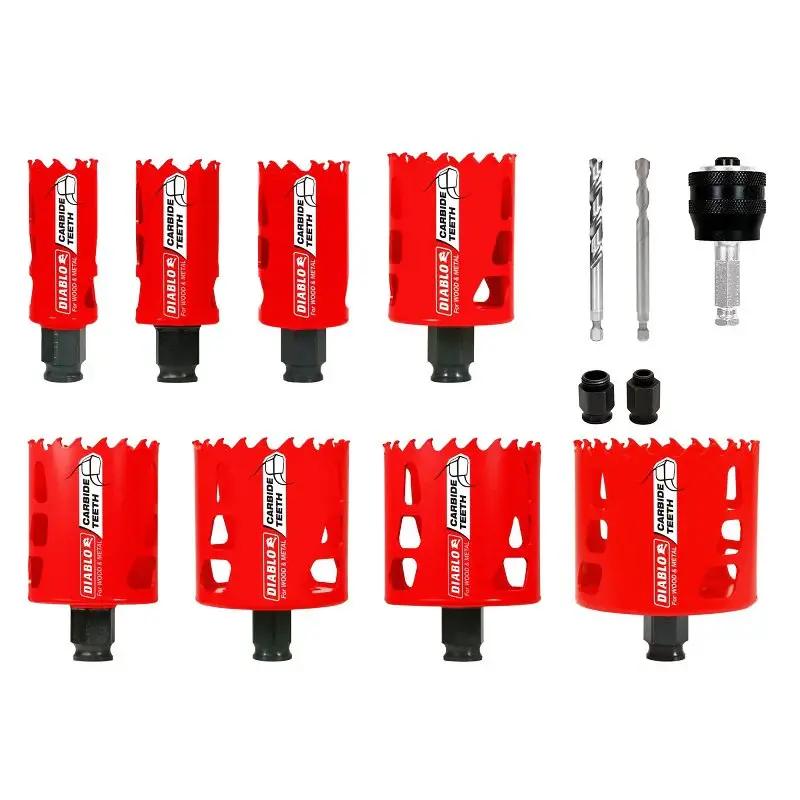 Diablo DHS13SPLCT Hole Saw Adjust, 13-Piece, Carbide