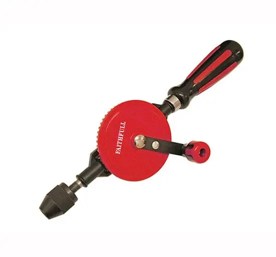Faithfull Hand Drill Twin Pinion 8.0mm Capacity - Drill Hand