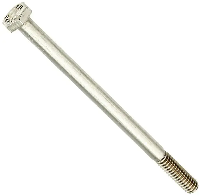 Hillman 18-8 Stainless Chromed USS Hex Cap Screw 1/4" x 4" - 25 Pack