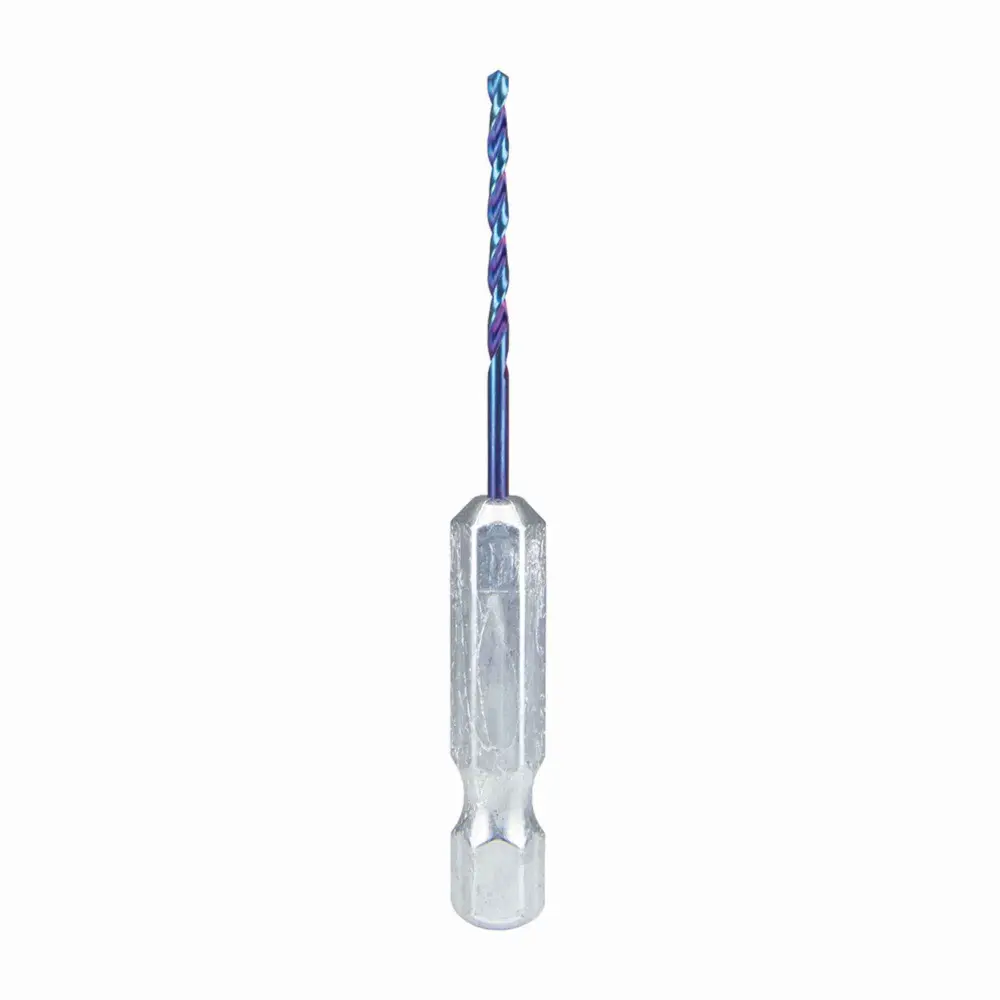 HSS Metal and Wood Stinger Mach-Blue Twist Drill Bit, 1/16" x 2-1/2"