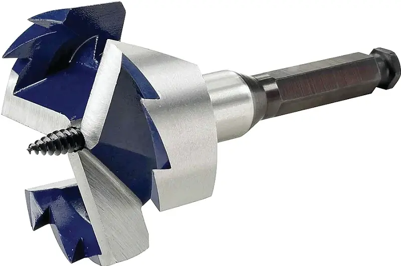 Irwin 3046004 Drill Bit, 1 Dia, 5 OAL, 3-Flute, 7/16 Dia Shank, Hex Shank