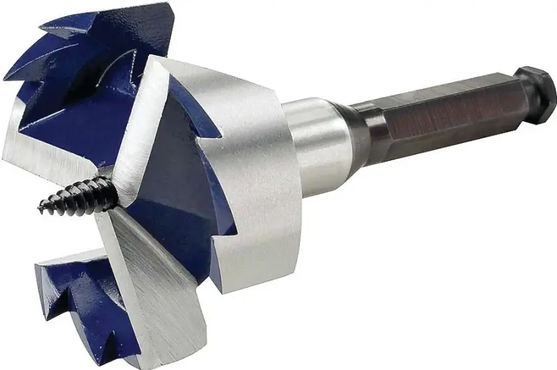 Irwin 3046008 Drill Bit, 1-1/2 Dia, 5 OAL, 3-Flute, 7/16 Dia Shank, Hex Shank