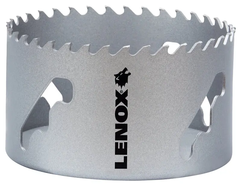 Lenox Speed Slot LXAH34 Hole Saw, 4 Dia, Carbide Cutting Edge