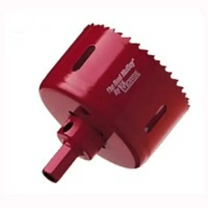 Morse Real McCoy TA96 Hole Saw Arbor, 6 Dia, 1-15/16 D Cutting, 7/16 Arbor, 4/6 TPI, HSS Cutting Edge