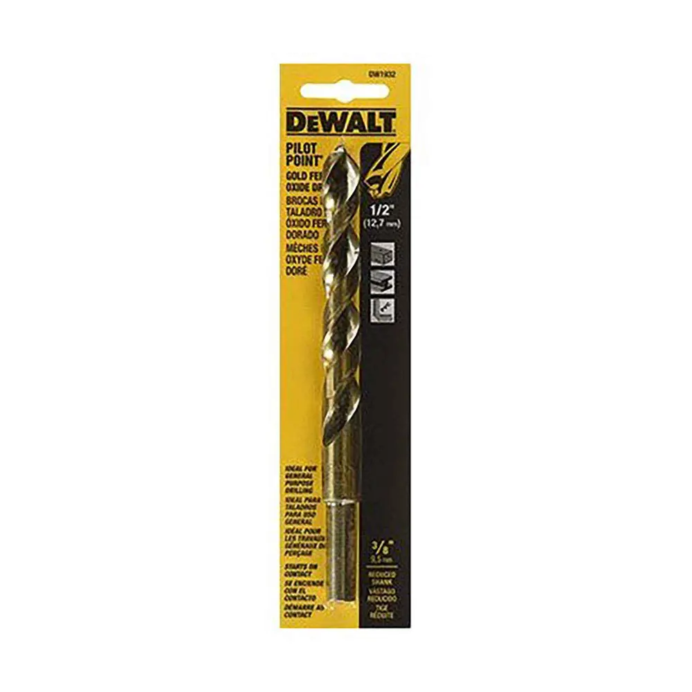 Pilot Point Amber Ferrous Oxide Drill Bit, 1/2"