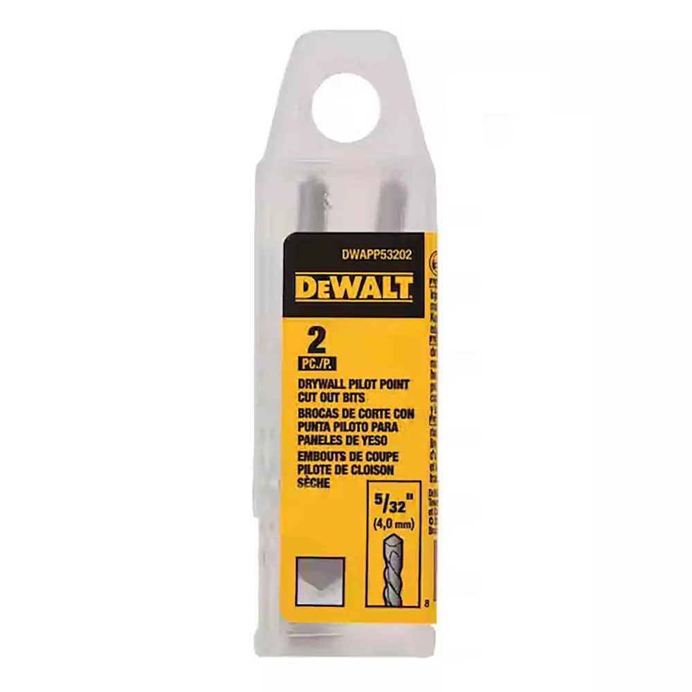 Pilot Point Drywall Drill Bit, 5/32" (2 Units)
