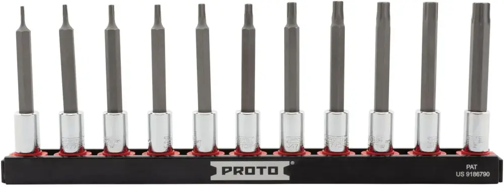 Proto J7440R11SAE 11 Piece 1/4" Drive Advanced Hex Bit Socket Place - SAE