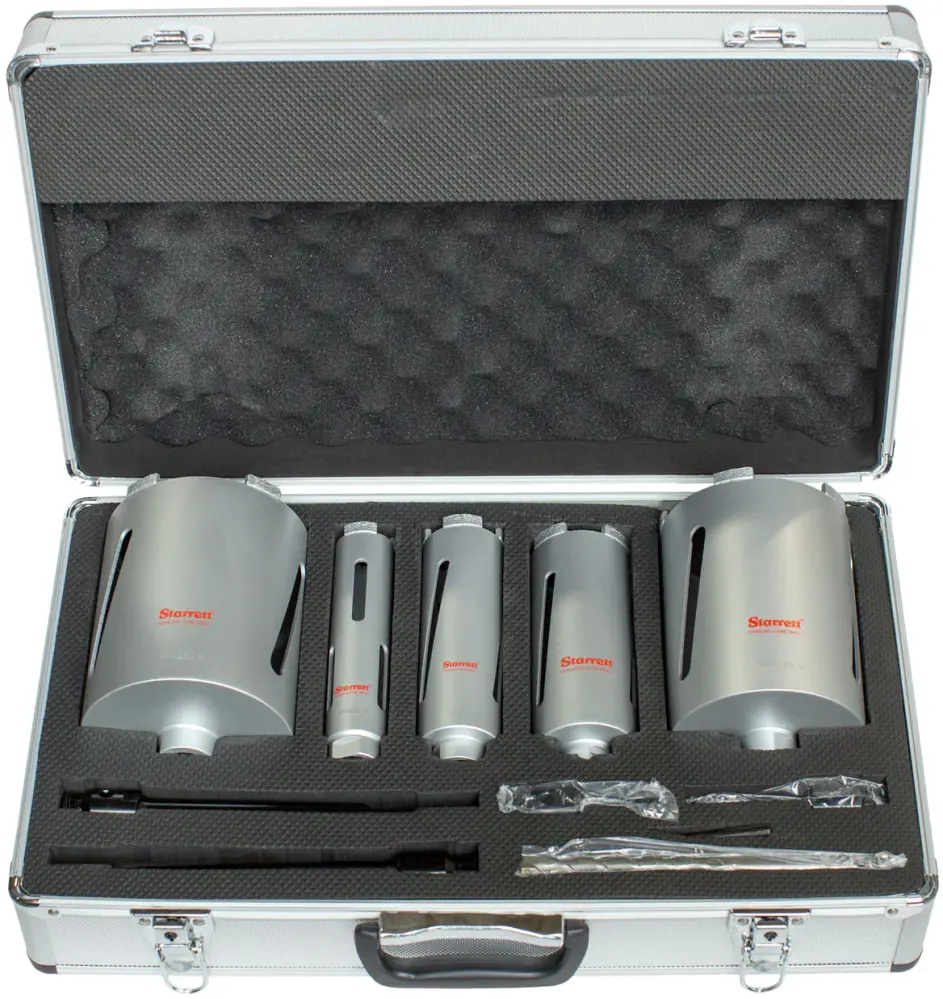 Starrett BMKIT1 Diamond Dri-Core Drill Adjust, 5 Piece