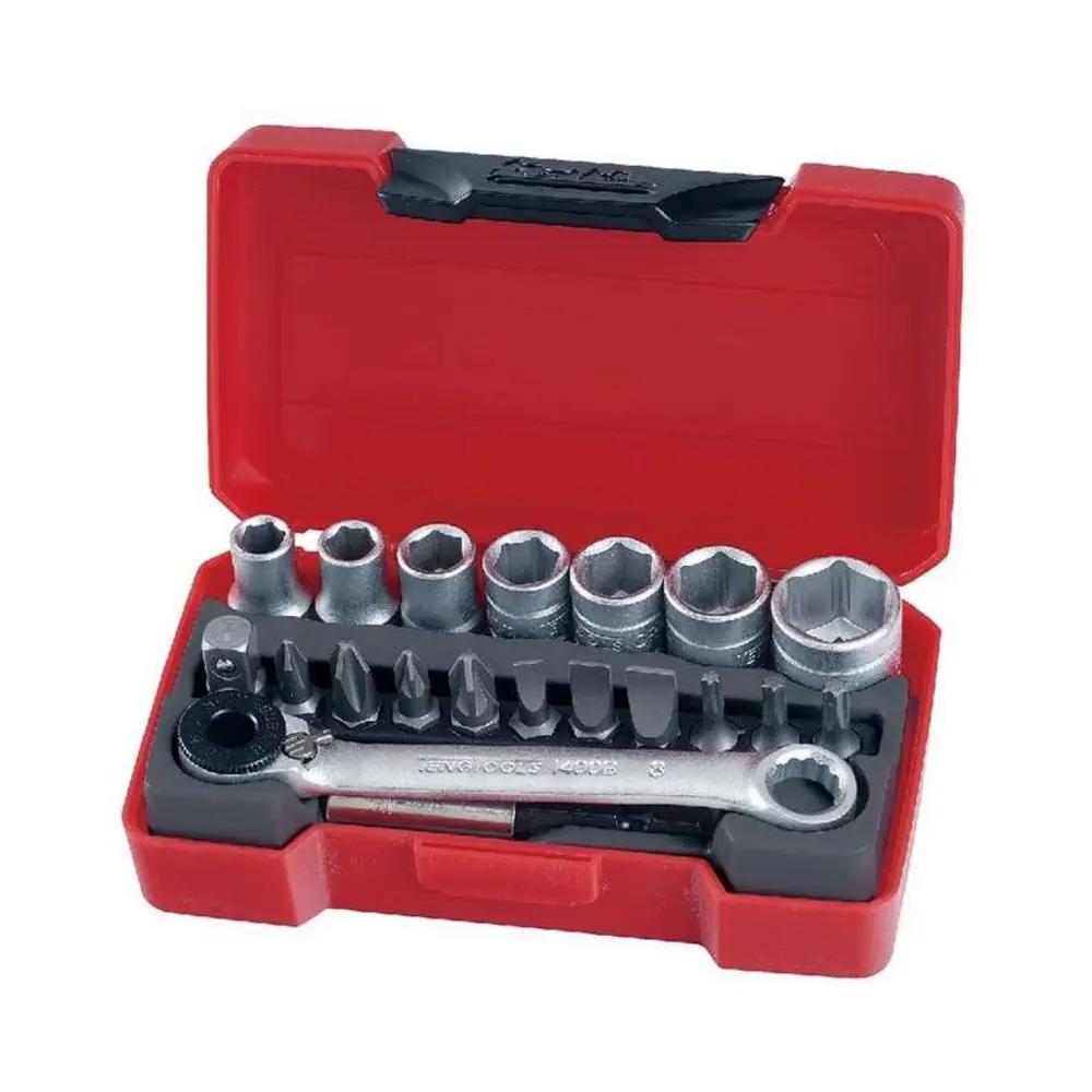 Teng Tools T1420 1/4 Drive 20 Piece Bits Socket Adjust