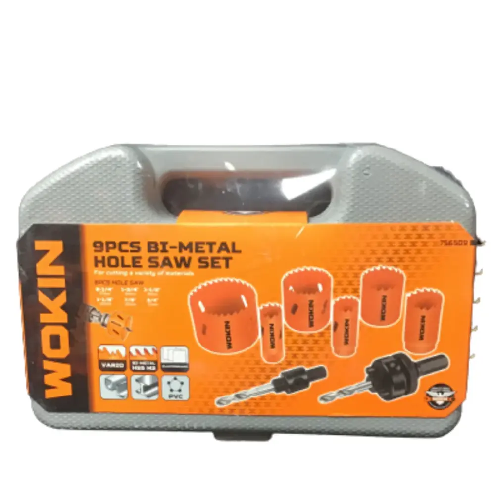 Wokin 9 Piece Hole Saw Place