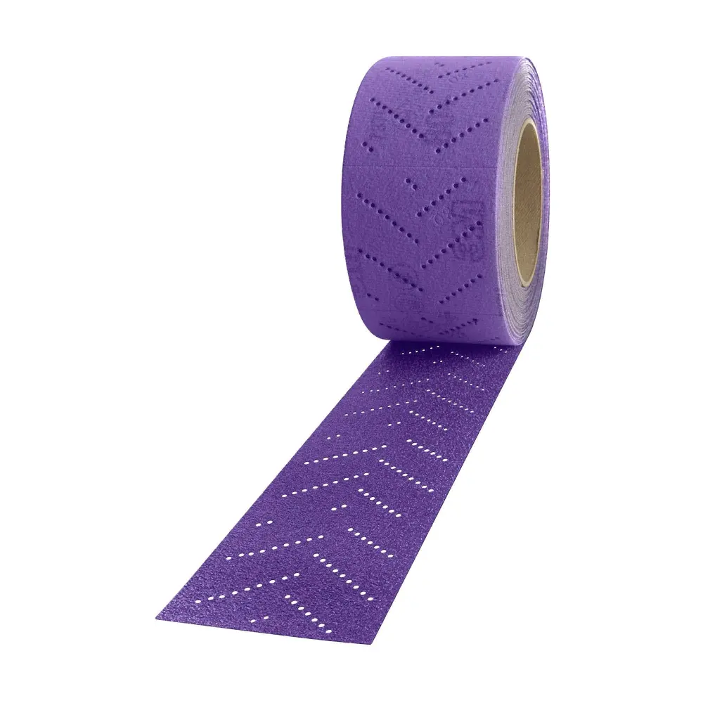 3M Cubitron II Hookit Abrasive Sheet Roll, 34446, Multi-Hole, 70 mm x 12 m, 180+ Grade, Automotive Sanding Roll Sandpaper ...