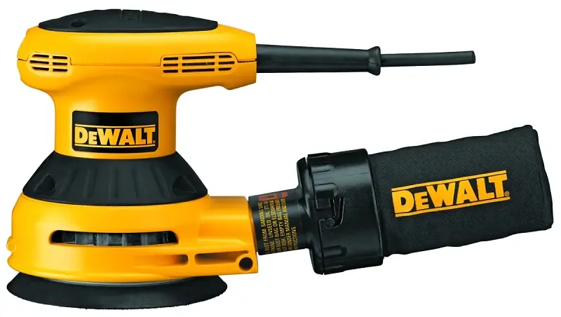DEWALT DWE6420/D26450 Random Orbit Sander, 3 , 5 Pad/Disc, PSA Pad/Disc, Incorporates: (1) Dust Bag Vacuum Adapter