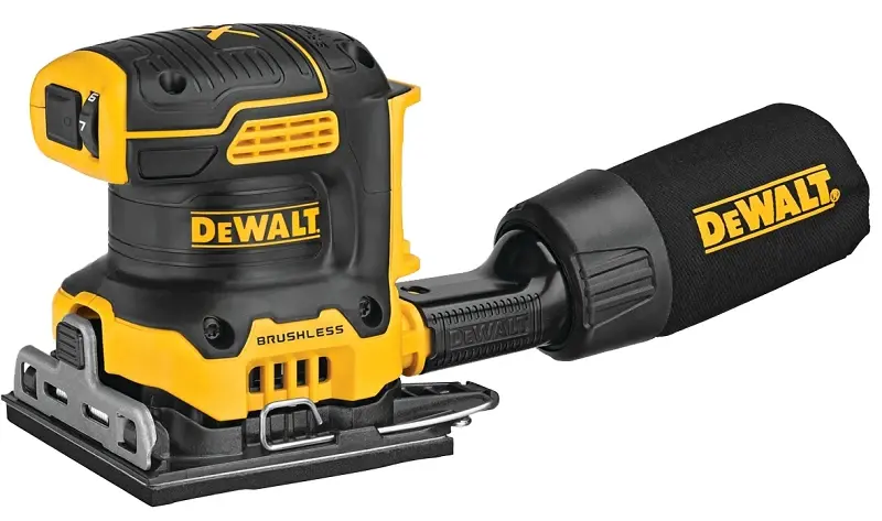DEWALT XR Series DCW200B Sander, Tool Only, 20 V, 6 Ah, 1/4 Sheet