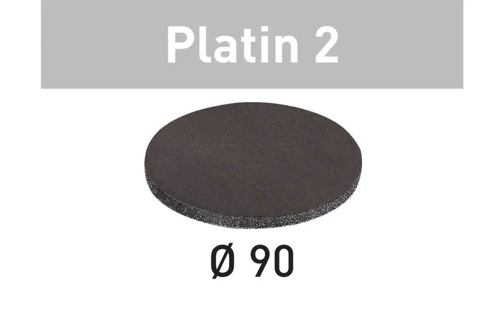 Festool 3-1/2" Platin 2 Abrasives Unitary Sheets