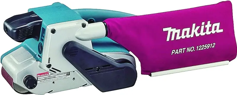 Makita 9903 Belt Sander, 8.8 , 21 L x 3 W Belt, Abrasive Belt, Rear, Side Handle, 6 ft L Cord