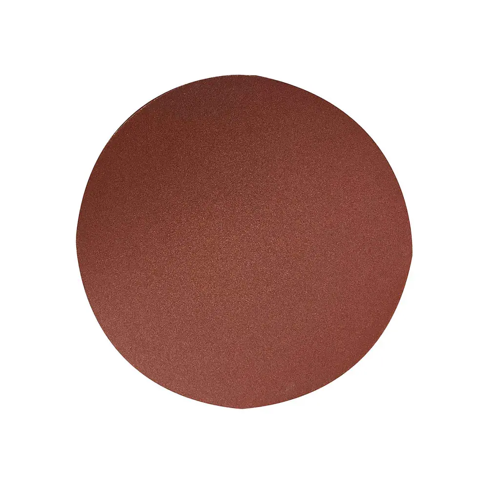 Round Aluminum Oxide Sanding Sheet 5'' Diameter Velcro Backing, 180 Grit (5-Pack)