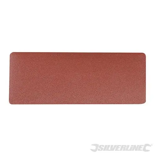 Silverline 1/3 Sanding Sheets 10pk 120 Grit - 848562