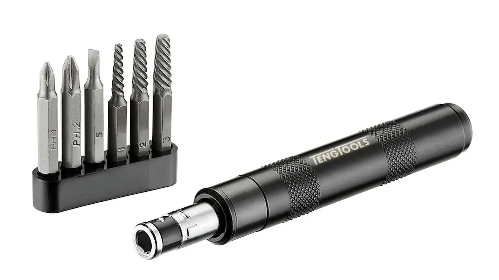 Professional Series Teng 1/4" Impact Driver Place 7 Pieces - IDSE7