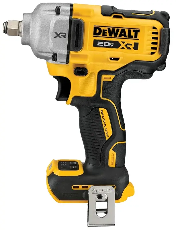Brushless Motor DEWALT XR DCF891B Series Impact Wrench, Features: (1) Belt Clip, Tool Only, 20 V, 1/2 Drive, 3250 ipm, 1/EA
