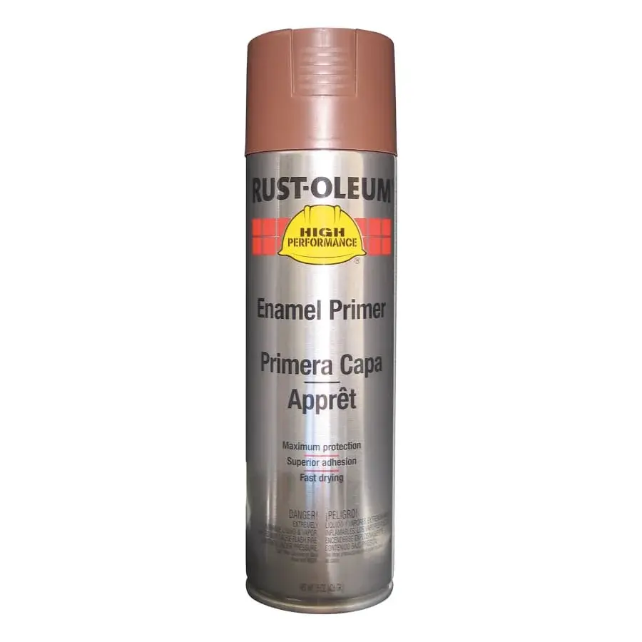 Rust-Oleum High Performance V2100 System Enamel Aerosol, 15 oz Can, Ruby, Primer 6 Pack
