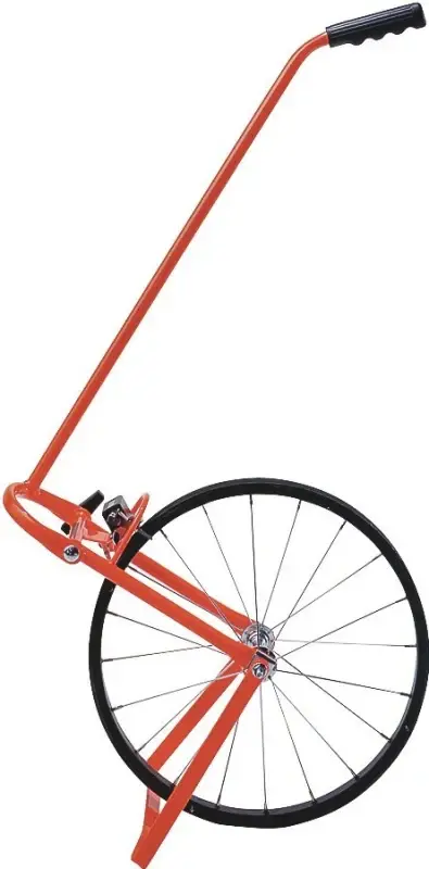 Bosch Rolatape 400 Series 32-400 Measuring Wheel, 100,000 ft, 15-1/2 Wheel, Metal Wheel, Steel, Red