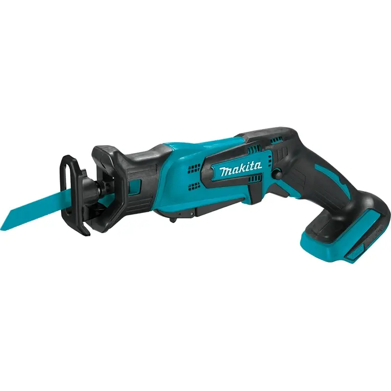 Makita XRJ01Z Small Reciprocating Saw, Tool Only, 18 V, 2 Cutting Capacity, 1/2 L Stroke, 0 to 3000 spm