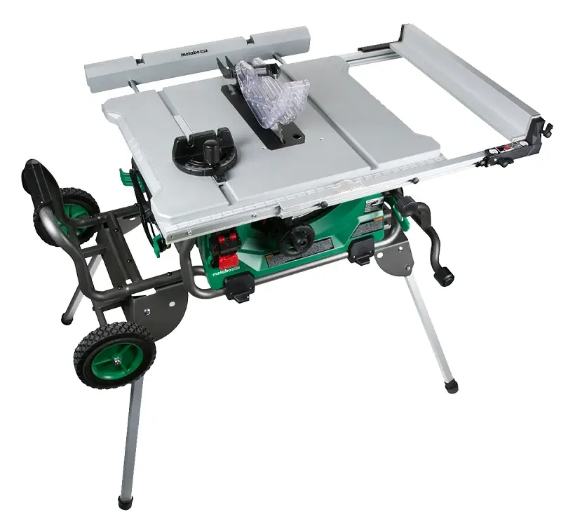 Metabo HPT C10RJSM Table Saw, 120 VAC, 15 , 10 Dia Blade, 5/8 Arbor, 35 Rip Capacity Right