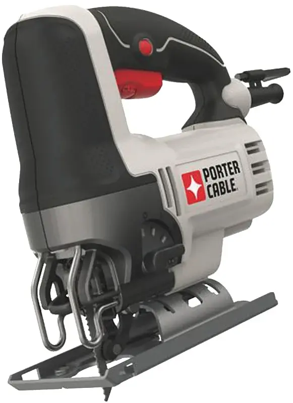 Porter-Cable PCE345 Jig Saw, 6 , 0.813 Cutting Capacity, 13/16 L Stroke, 3200 spm, 7-Speed
