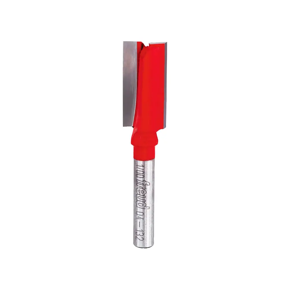 Double Flute Straight Bit 1/2" x 1", Shank 1/4"