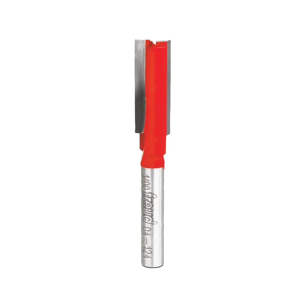 Double Flute Straight Bit 3/8" x 1", Shank 1/4"