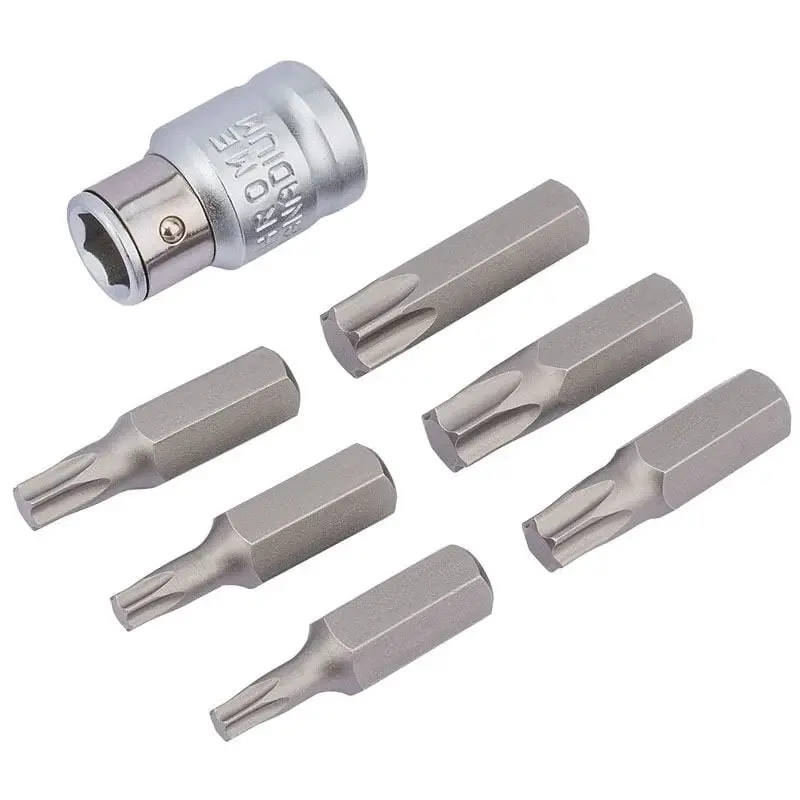 Draper 4404B Draper TX-STAR Bit and Bit Holder Place, 3/8" Sq. Dr. (7 Piece) - (83561)