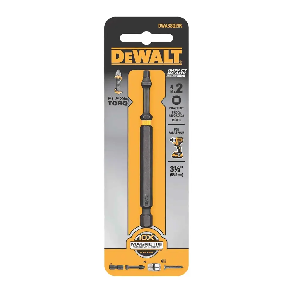 Flex Torq Impact Ready Screwdriver Bit, #2 x 3-1/2"