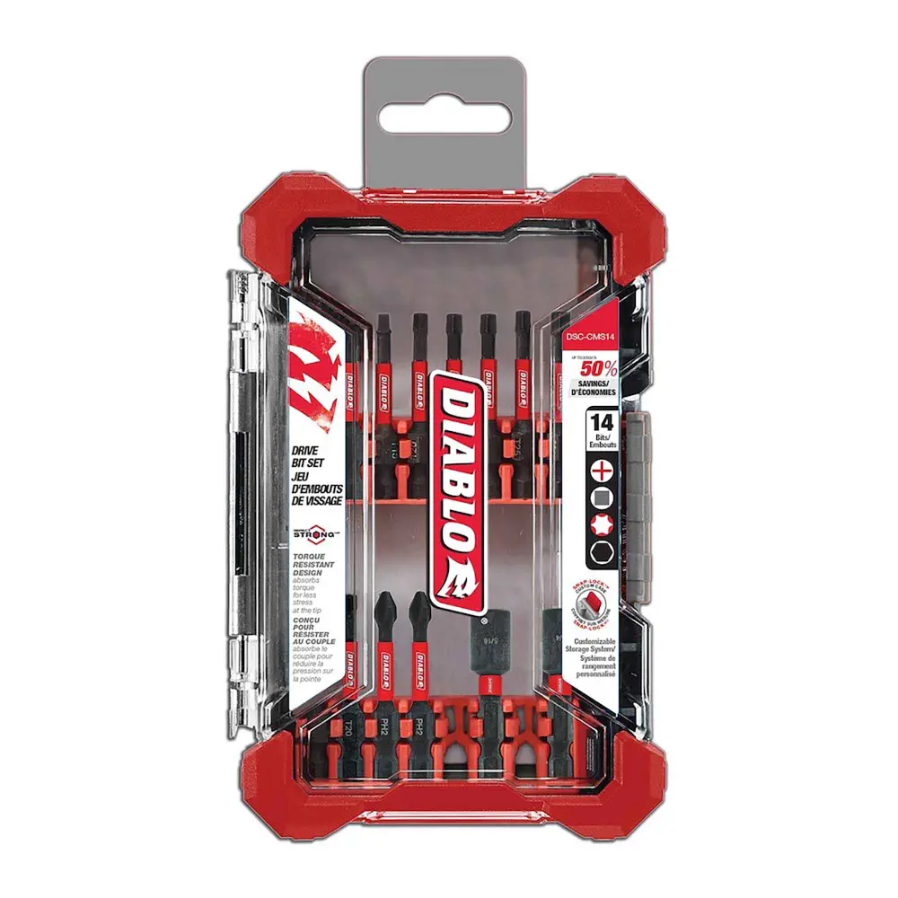Screw Driving Impact Driver Drill Bit Place, 14 Pieces