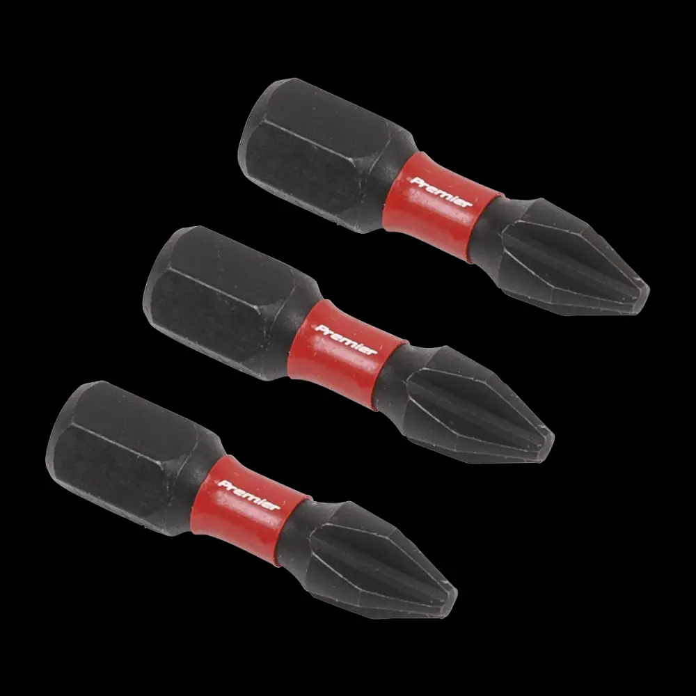 Sealey AK8205 Phillips #2 Impact Power Tool Bits 25mm - 3pc