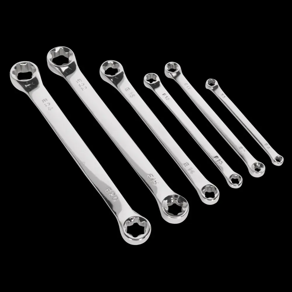 Sealey S01107 TRX-Star* Double End Spanner Adjust 6pc