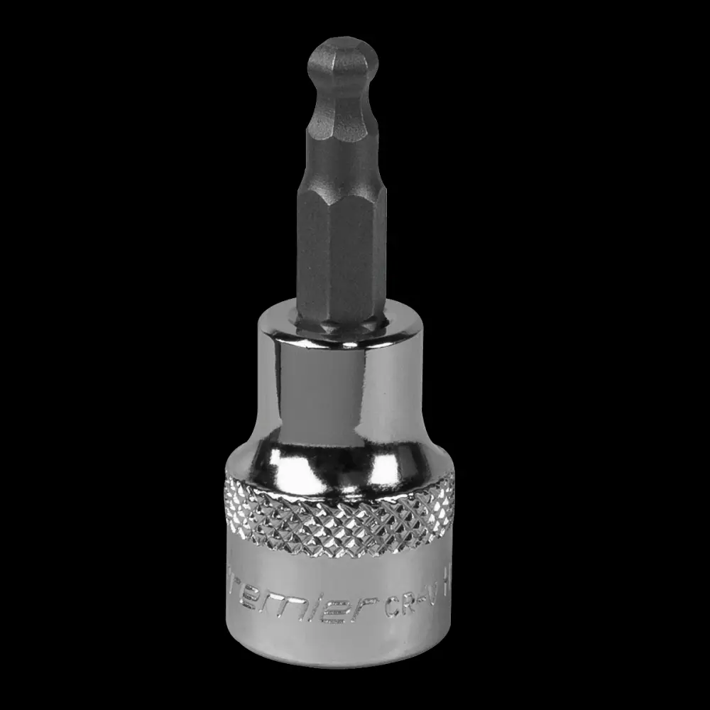Sealey SBBH003 Ball-End Hex Socket Bit 5mm 3/8"Sq Drive