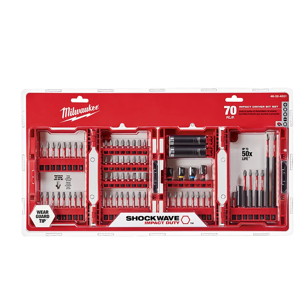 SHOCKWAVE Impact Duty Driver Bit Place - 70 Pieces