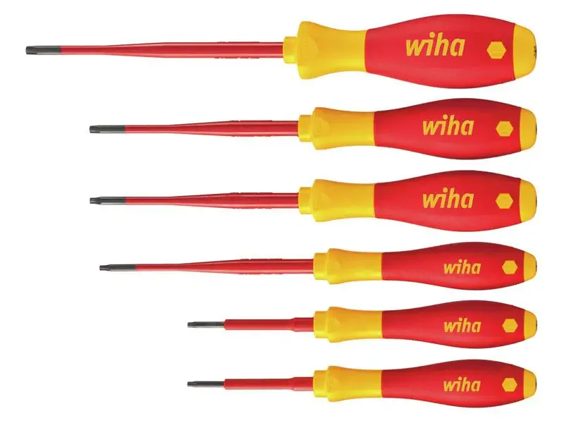 Wiha SoftFinish electric slimFix TORX Screwdriver Place, 6 Piece