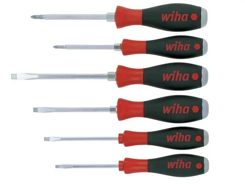 Wiha SoftFinish SL/PH Hex Blade Screwdriver Place, 7 Piece