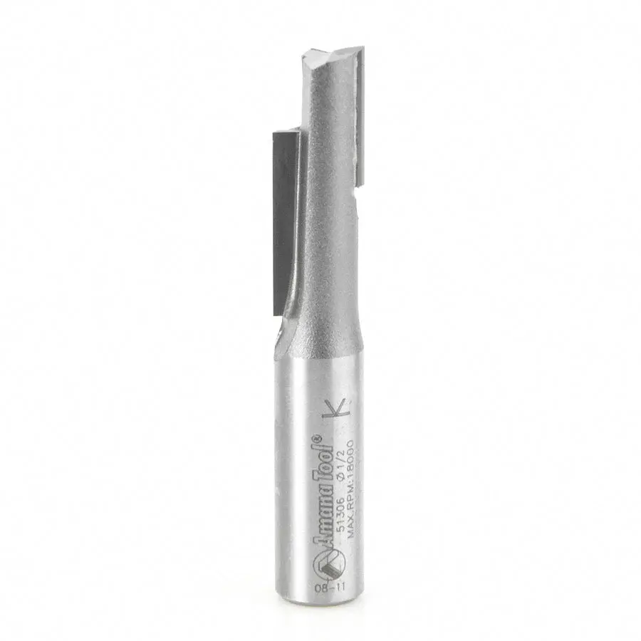 Amana Tool 51306 Carbide Tipped Stagger Tooth Plunge 1/2 Dia x 1-1/2 x 1/2 Inch Shank