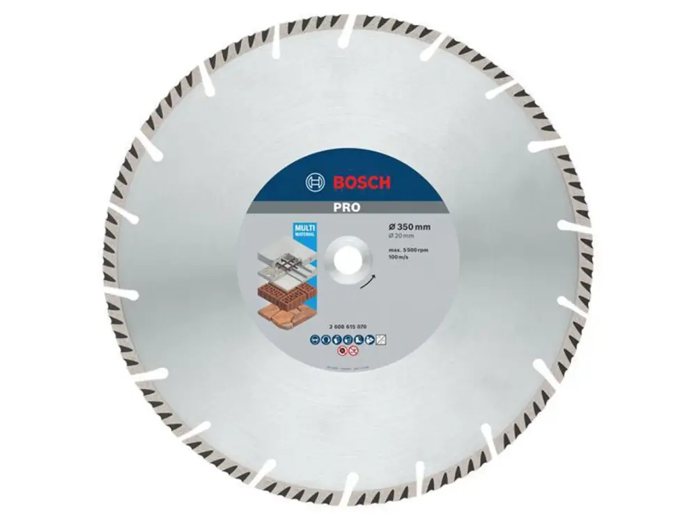 Bosch Powertool Accessories Pro Manifold Material Diamond Cutting Disc 350 X 20Mm