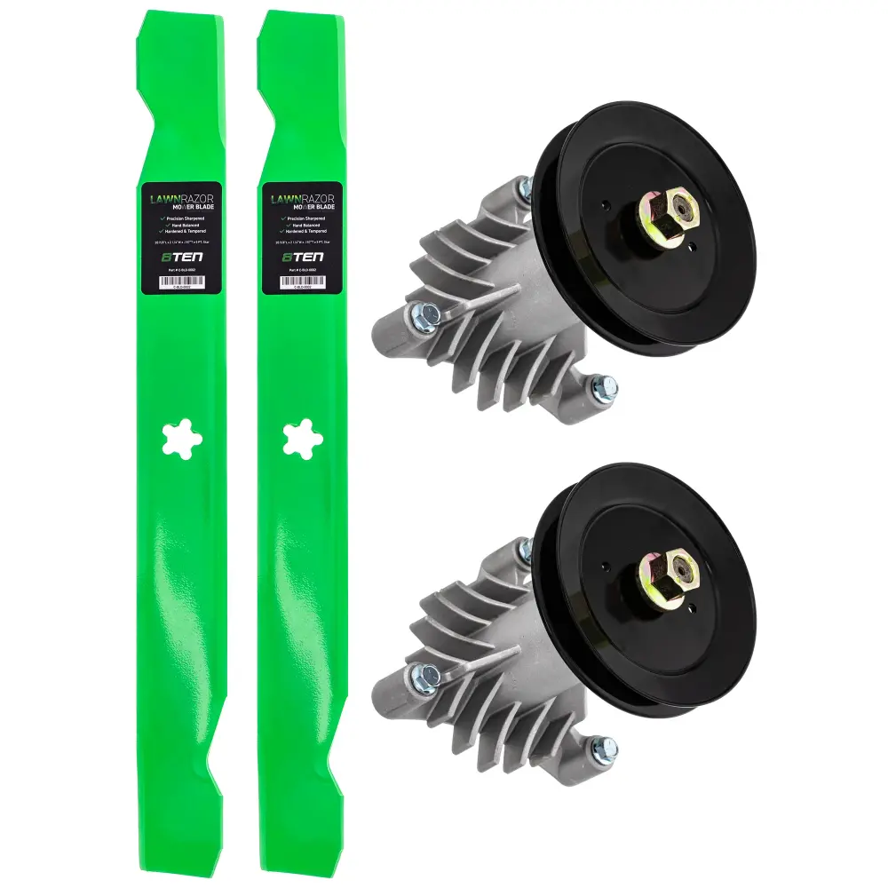 Deck Spindle & Mower Blade Kit AYP Wizard Poulan Pro DIY Projects