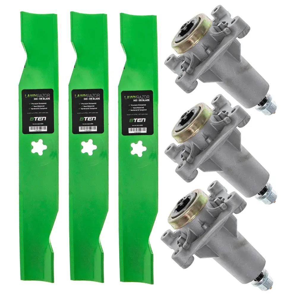Mower Blades & Spindles Kit Husqvarna Poulan Pro Jonsered MK1001742