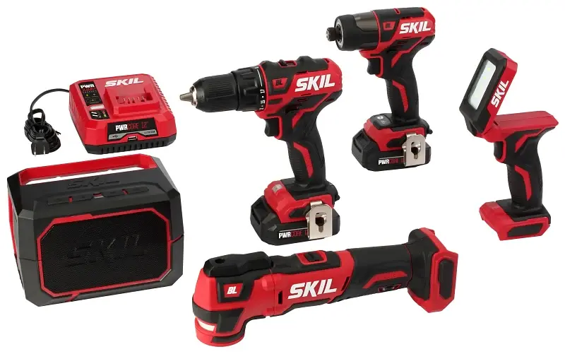 Paddle Switch SKIL CB736801 Combination Kit, Battery Included, 12 V, Lithium-Ion Battery
