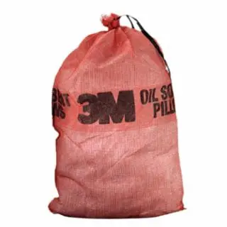 3M Petroleum Sorbent Pillow, Absorbs 3.5 Gallons, 24.38 x 27.46 , 10 pack, 7100003891