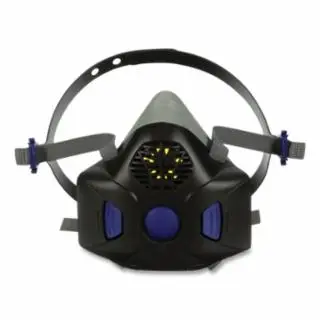 3M Safe Click Half Facepiece Reusable Respirator, Small, Gas/Vapor, Speaking Diaphragm, Silicone/Nylon, 10 pack, 7100172045