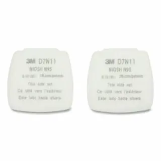 3M Safe Click Hf-800 Series Cartridge/Filter, Particulate Filter, N95, White, 20 pack, 7100213450