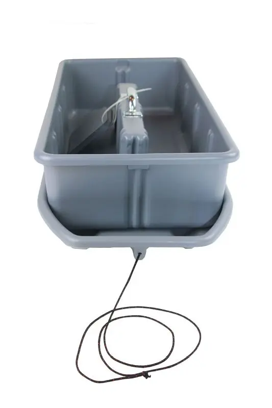 American Unique Constructed Pro Large Gray HDPE Acetal Tote Tray 6-Dividers and Dirt Rider Tool Sled, 29 x 14 x 3.5 , T107...